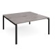 Adapt 1600mm Deep Sliding Top Double Starter Bench Desk